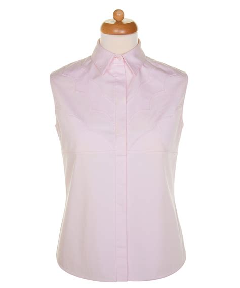 pink christian dior cotton blouse